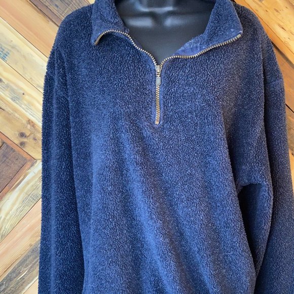 Colorado Company | Fuzzy Heather Navy 1/2 Zip | M - Picture 4 of 9